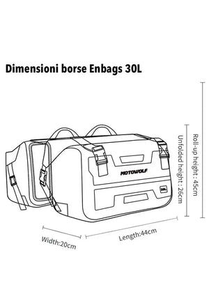 Borse posteriori Universali Endurrad